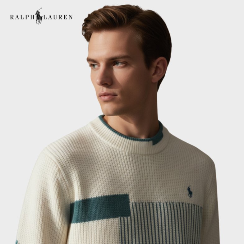 Color-Block Two-Tone Sweater