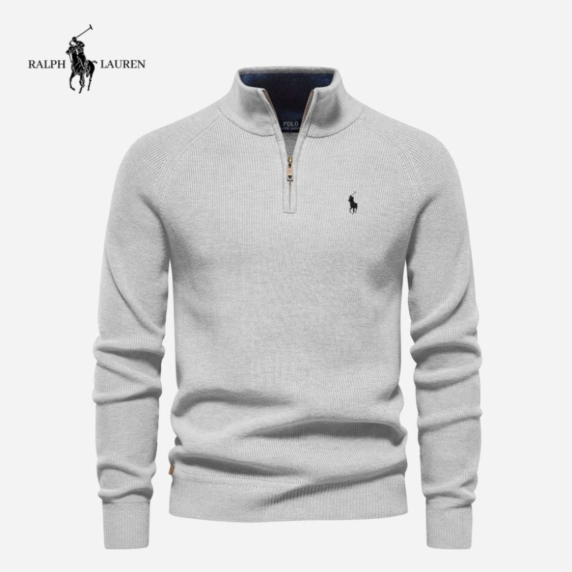 Half Quarter-Zip Knit Sweater