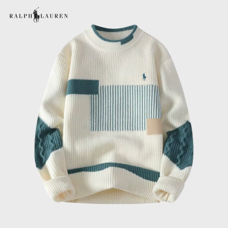 Color-Block Two-Tone Sweater
